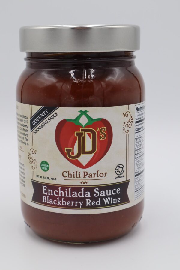 JD's Chili Parlor Blackberry Red Wine Enchilada Sauce