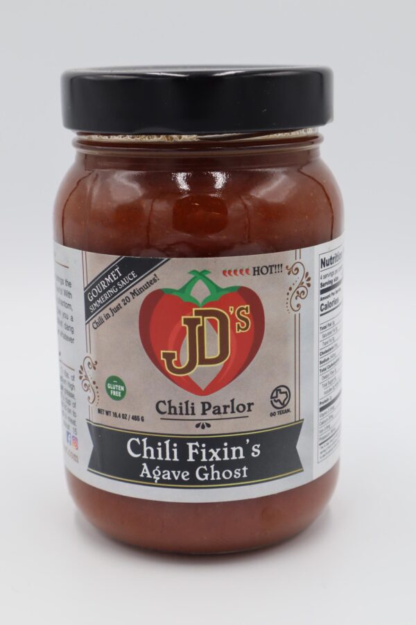 JD's Chili Parlor Agave Ghost Chili Fixins